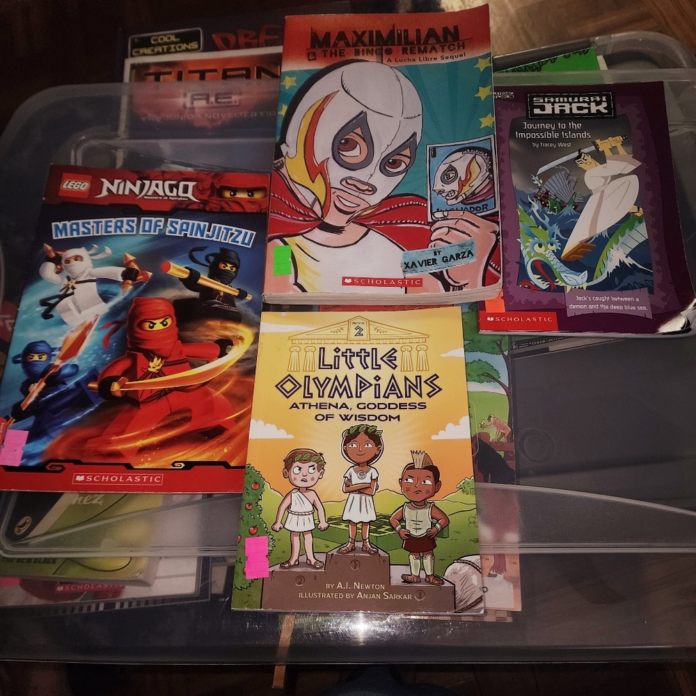 LOT OF 4 TEEN YOUTH ACTION BOOKS